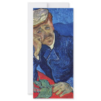 Portrait Of Dr. Gachet By Vincent Van Gogh Rack Card