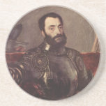 Portrait of Duke of Urbino Coaster