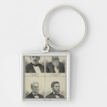 Portrait of Early Settler Morrison, Minnesota Keychain