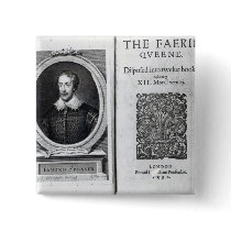 Portrait of Edmund Spenser and the Pinback Buttons