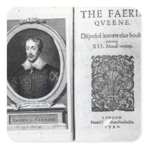 Portrait of Edmund Spenser and the Square Stickers
