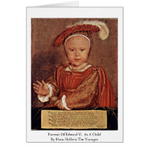 Portrait Of Edward Vi. As A Child Cards