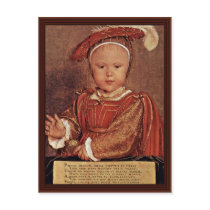 Portrait Of Edward Vi. As A Child Postcard