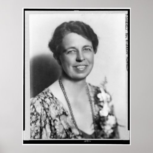 Portrait of Eleanor Roosevelt Print | Zazzle