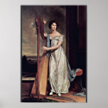 Portrait Of Eliza Ridgely (The Lady With The Harp) Print