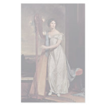 Portrait Of Eliza Ridgely (The Lady With The Harp) Personalized Stationery