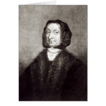 Portrait of Elizabeth Cromwell Greeting Cards