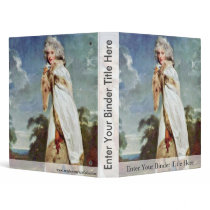 Portrait Of Elizabeth Farren Later Countess 3 Ring Binder
