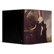 Portrait of Elizabeth, Queen of Bohemia 3 Ring Binders