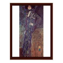Portrait Of Emilie Floege By Klimt Gustav Post Card