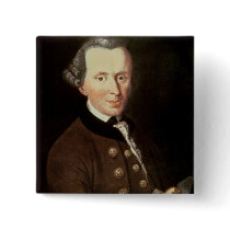 Portrait of Emmanuel Kant Pinback Buttons