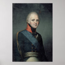 Portrait of Emperor Alexander I , 1804 Posters