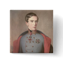 Portrait of Emperor Franz Joseph of Austria Pinback Button