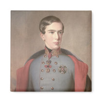 Portrait of Emperor Franz Joseph of Austria Magnet