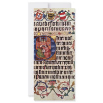 Portrait Of Emperor Maximilian I And His Teacher B Rack Card Template