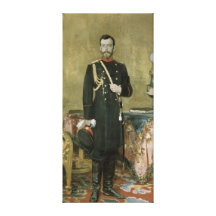 Portrait of Emperor Nicholas II  1895 Stretched Canvas Prints