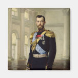 Portrait of Emperor Nicholas II, 1900 Magnets