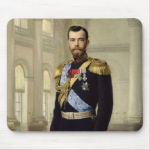 Portrait of Emperor Nicholas II, 1900 Mouse Pads