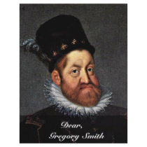 Portrait Of Emperor Rudolf Ii By Heintz D. Ä. Jose Flyer Design