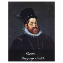 Portrait Of Emperor Rudolf Ii By Heintz D. Ä. Jose Flyers