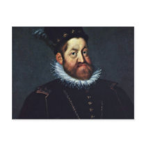 Portrait Of Emperor Rudolf Ii By Heintz D. Ä. Jose Post Card