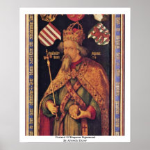 Portrait Of Emperor Sigismund By Albrecht Dürer Posters