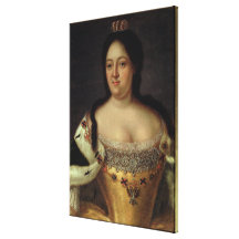 Portrait of Empress Anna Ioannovna Stretched Canvas Prints