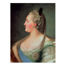 Portrait of Empress Catherine II the Great Post Cards