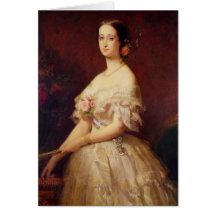 Portrait of Empress Eugenie  1854 Cards