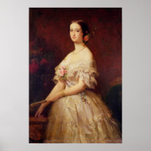 Portrait of Empress Eugenie  1854 Print