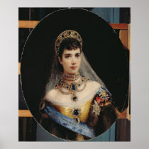 Portrait of Empress Maria Fyodorovna Posters