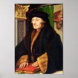 Portrait of Erasmus, 1523 Print
