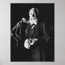 Portrait of Famous German Biologist Ernst Haeckel Poster