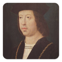 Portrait of Ferdinand II  King of Spain Sticker