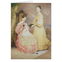 Portrait of Florence Nightingale  and her Greeting Cards