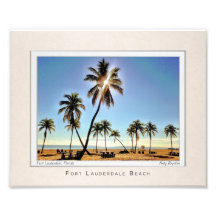 Portrait of Fort Lauderdale Beach Park Photograph