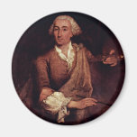 Portrait Of Francesco Guardi. By Longhi Pietro Refrigerator Magnet