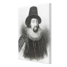 Portrait of Francis Bacon Stretched Canvas Print
