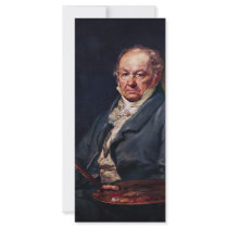 Portrait Of Francisco De Goya By Vicente Lã³Pez Rack Card Design