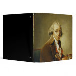 Portrait of Francois-Andre Vincent 3 Ring Binder