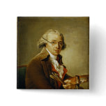 Portrait of Francois-Andre Vincent Pinback Buttons