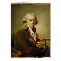 Portrait of Francois-Andre Vincent Cards