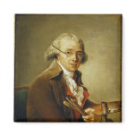 Portrait of Francois-Andre Vincent Fridge Magnet