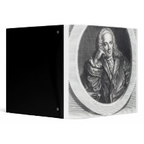 Portrait of Francois Quesnay 3 Ring Binders