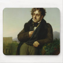 Portrait of Francois Rene  Vicomte Mouse Pads