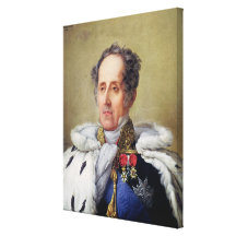 Portrait of Francois Vicomte de Chateaubriand Canvas Print