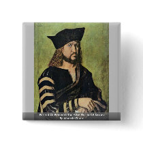 Portrait Of Frederick The Wise Elector Of Saxony Button