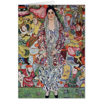 Portrait of Frederika Maria Beer by Gustav Klimt cards