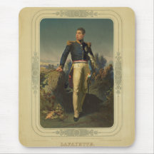 Portrait of French General Marquis de Lafayette Mousepad