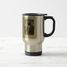Portrait of French General Marquis de Lafayette Mugs